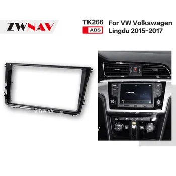  ZWNAV Samochód Podwójny Din Ramka radia Powięzi Panel DVD Kreska Wykończenie wnętrz dla Volkswagen Lingdu 2015 2016 2017